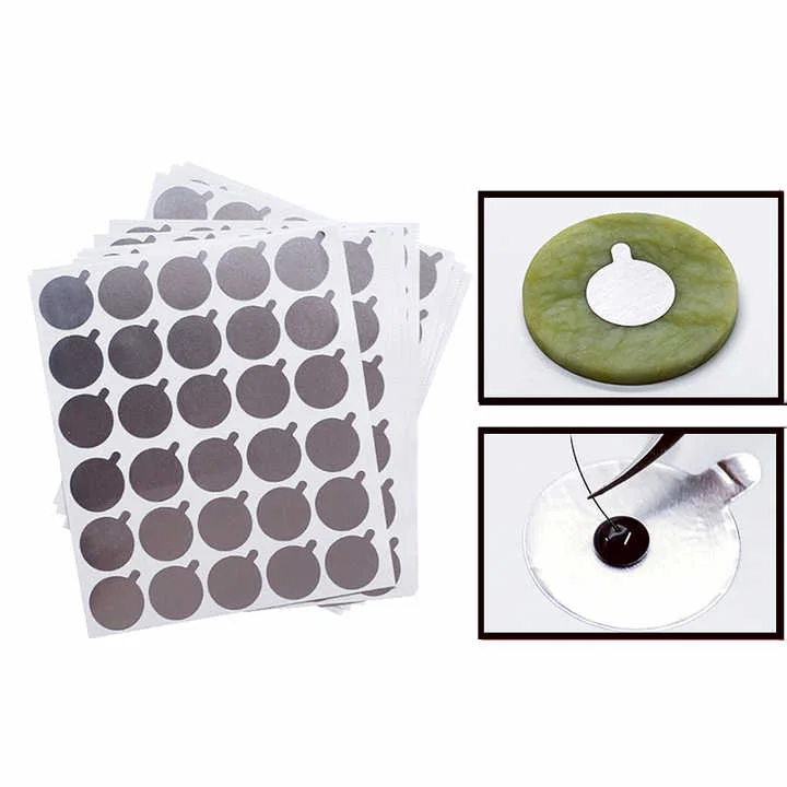 Jade Stone Stickers Round Foil - 300 Stickers 3
